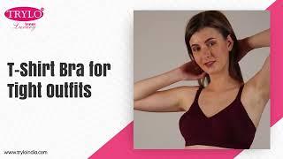 Trylo Alpa Bra Seamless & Molded Bra for Plus Size ladies