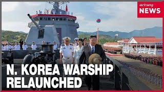 N. Korea relaunches warship after mishap, Seoul notes lack of anti-South rhetoric