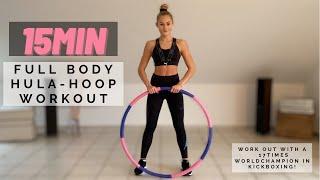 15 min Hula - Hoop workout // Full body // with music // no talking