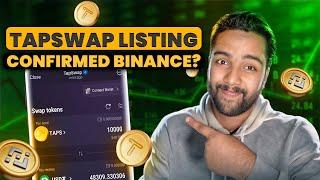 TapSwap Binance Confirm Listing? TapSwap Mining Withdrawal Update - Tapswap DOWNFALL