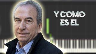 Jose Luis Perales - Y Cómo Es Él | Instrumental Piano Tutorial / Partitura / Karaoke / MIDI