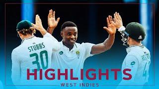 Rabada Stars With The Ball | Extended Highlights | West Indies v South Africa | 1st Test Day 4