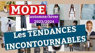 MODE AUTOMNE/HIVER : LES TENDANCES INCONTOURNABLES !