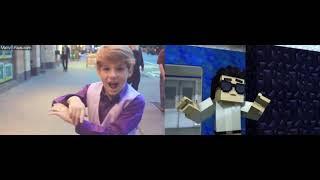 minecraft style vs mattyb gangnam style