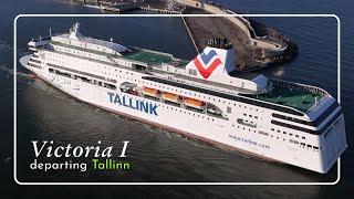 Victoria I Departure From Tallinn | Drone