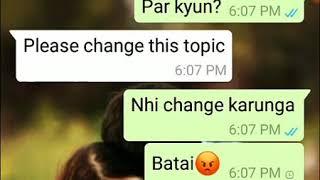 After Breakup heart touching whatsapp chat conversation