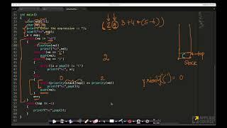 Infix to Postfix | Expression evaluation | C-Programming | Gate Applied Course