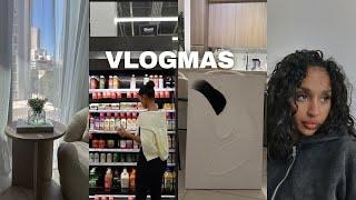 vlogmas | curly hair journey, upgrading my space for the new year, the little things,  target run