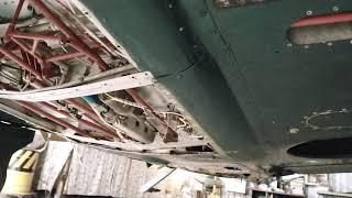 1967 Mooney M20F manual landing gear extension test after repair