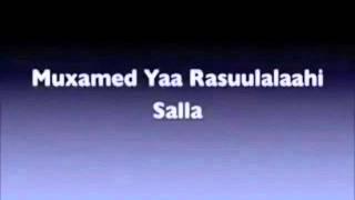 Muxamed yaa Rasuulalaahi salla