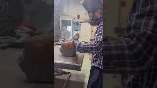 Rock Shelves️finding a balance between sculptural and functional art #diy #metalwork #art #welding