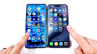 Google Pixel 8 Pro vs iPhone 15 Pro Max Speed Test