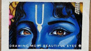 Drawing Krishn Eyes 🫶