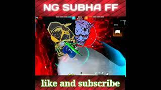 NG SUBHA FF VS DZ SUBHA CUSTOM 1 VS 1 OP|| @gayangaming @nonstopgaming @pagalm10 #shorts #viral