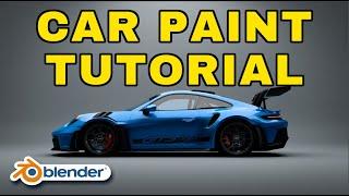 How To Make REALISTIC Car Paint | Blender Tutorial