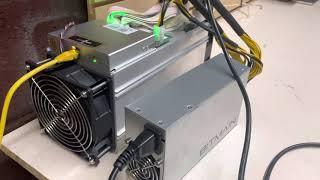 Bitmain Antminer S9 Starting