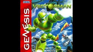 Vectorman (Sega Mega Drive, 60FPS). Полное прохождение, без комментариев, без смертей.