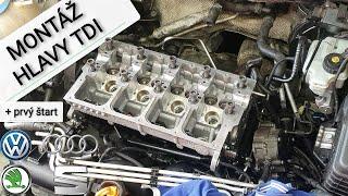 SIMPLE installation of cylinder head 1.4/1.9/2.0/2.5 TDI PD + first start