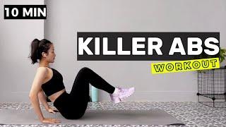 10 Min KILLER ABS Workout | Burn Belly Fat