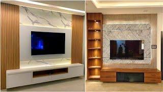 200 Modern Living Room TV Unit Design 2024 TV Cabinet Design| Home Interior Wall Decorating Ideas P3