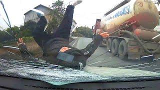 IDIOT IN CAR -  Road Rage, Hit and run, Brake checks | CAR CRASHED COMPILATION 2024