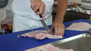 How To Fillet & Pocket A Skate Wing | Grande Cuisine Academy