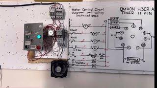 OMRON Timer H3CR-A (11 PIN) use on Motor control.