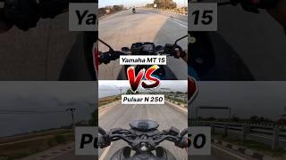 Yamaha MT 15 VS Pulsar N250  Gear Challenge #shorts #mt15