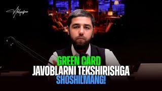 Green Card chiqdi, endi nima qilishingiz kerak? | #greencard #2023