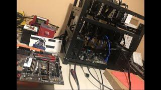 Build a 12 GPU rig (son bailed out)