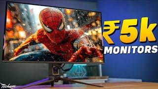 2024's Finest Monitors Under 5000  Monitor Under 6000  Best Gaming Monitor Under 5000  2024