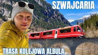 Najpiękniejsza TRASA KOLEJOWA na świecie Albula - SZWAJCARIA