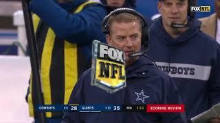 Cole Beasley makes amazing catch vs Giants - 12/30/2018