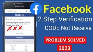 How to Login Facebook Account With Two Factor Authentication Code 2024 | Two Factor Authentication