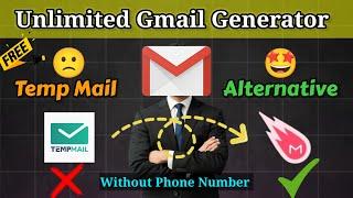 How To Make Unlimited Gmail Account Without Phone Number| Temp Mail Alternative| Tech Tapestry|