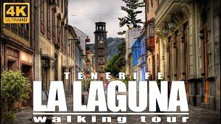 [4K] TENERIFE. SAN CRISTÓBAL DE LA LAGUNA Walking Tour. World Heritage City | Canary Islands #spain