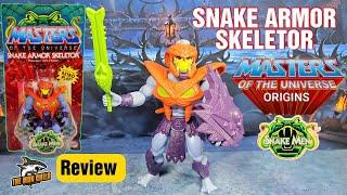 Masters of the Universe Origins-Snake Armor Skeletor figure review!