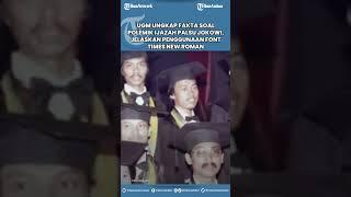 UGM Ungkap Fakta soal Polemik Ijazah Palsu Jokowi, Jelaskan Penggunaan Font Times New Roman