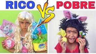 RICO VS POBRE - CAÇA AOS OVOS DE PÁSCOA | NICOLE DUMER