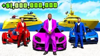 GTA 5 but EVERYONE is a BILLIONAIRE!