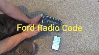 Ford Radio Code (free)