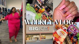 WEEKLY VLOG: I MADE A BOO BASKET FOR MY BOO | TARGET HAUL| BIG LOTS CLOSING?! | HURRICANE AFTERMATH