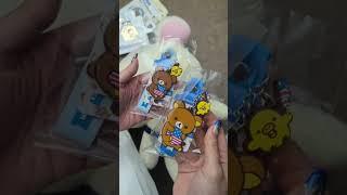 RILAKKUMA USA TOUR Haul!! - Stickers, keychains, washi tape, and pins #rilakkuma