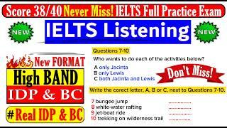 IELTS LISTENING PRACTICE TEST 2024 WITH ANSWERS | 05.08.2024