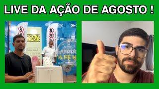 Resumo da Live do sorteio da Ação de Agosto !