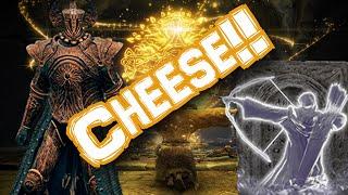 Redmane Castle Boss Misbegotten Warrior and Crucible Knight Solo "Cheese" Method Guide