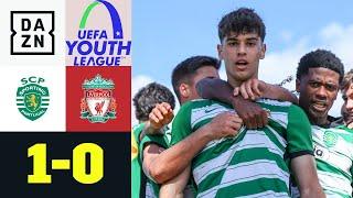 Ribeiro-Treffer wirft Reds aus dem Turnier: Sporting - FC Liverpool 1:0 | UEFA Youth League | DAZN