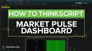 Build a Market Pulse Dashboard for ThinkOrSwim in Under 20 Minutes