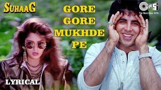 Gore Gore Mukhde Pe Kala Kala Chashma - Lyrical | Suhaag | Akshay Kumar | Alka Yagnik, Udit Narayan