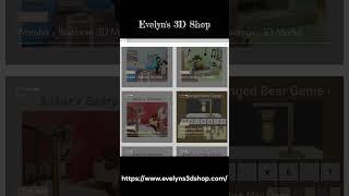 #shorts Evelyn's 3D Shop 3D Products #3dmodel #3dart #animations